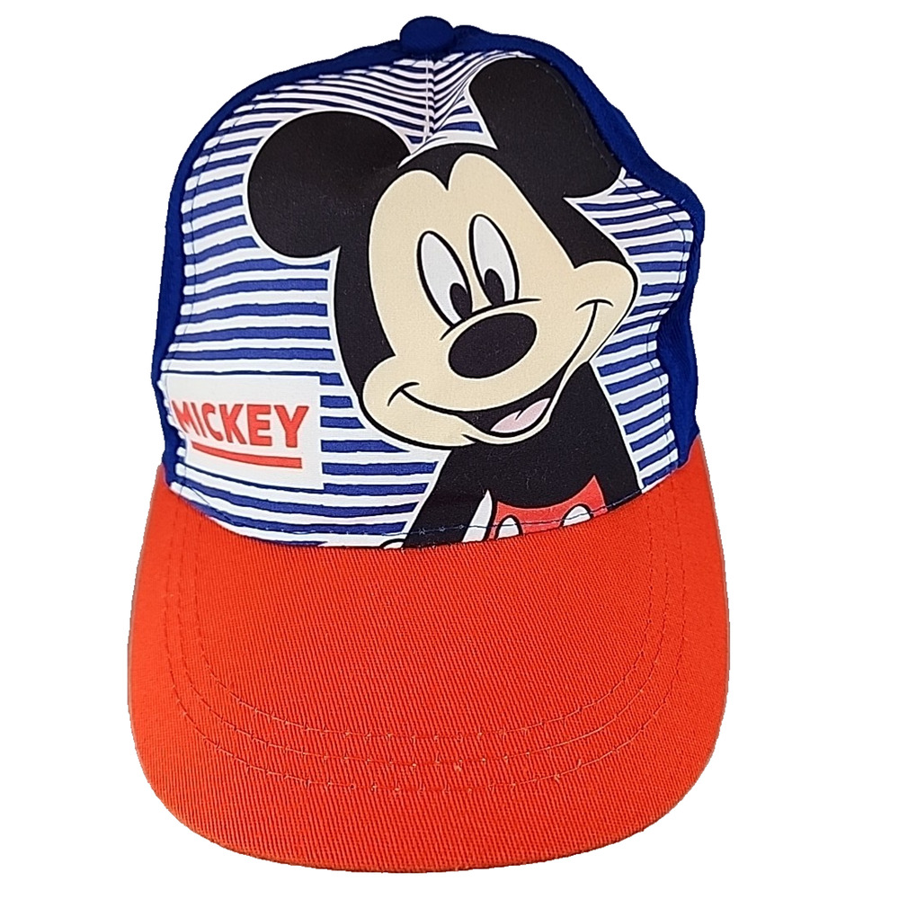 Disney Mickey Mouse Baseball Hat Cap Boys Kids One Size Striped